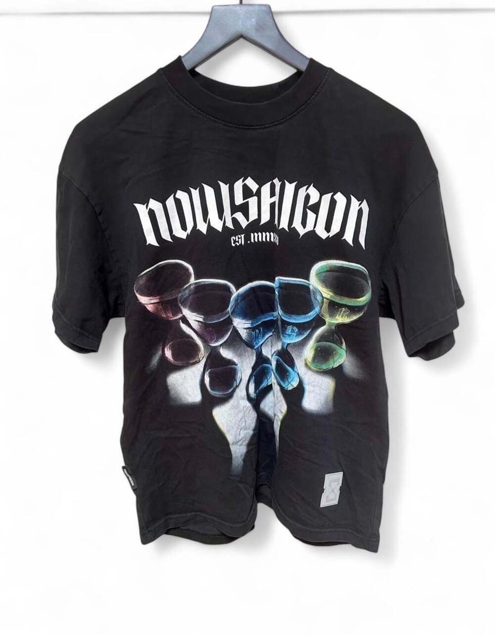 Now Saigon T-Shirt Size Small Black Graphic Tee